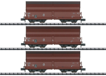 Trix 18270 - N - 3-tlg. Set Selbstentladewagen Kokstranstport, DB, Ep. III - Set 2